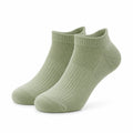 Calzini alla caviglia 35-38 in maglia verde salvia traspiranti per uso quotidiano