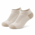 Calzini alla caviglia 39-42 beige in maglia traspirante - stile sportivo
