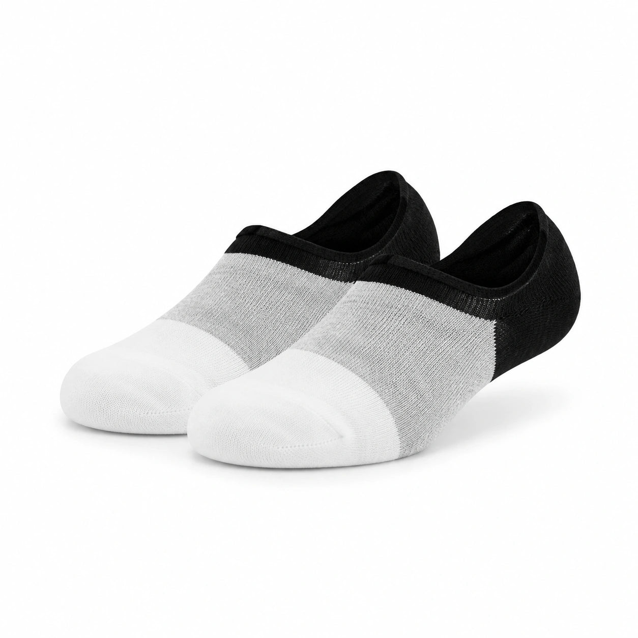 Calzini invisibili 43-46 in maglia bianco grigio nero per uso quotidiano