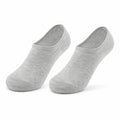 Calzini fantasmino 35-38 in tessuto a maglia grigio chiaro - uso quotidiano
